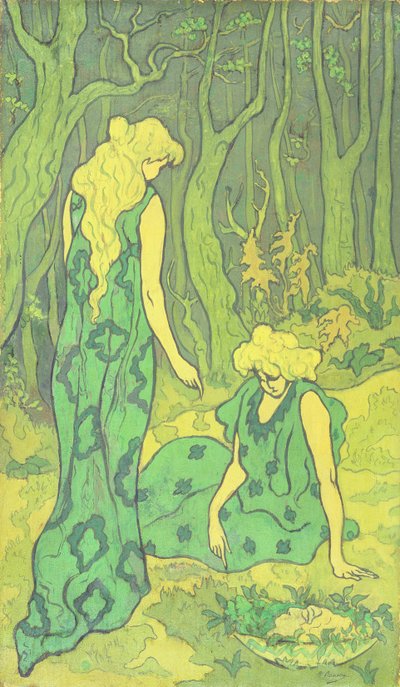 Vrouwen in het bos, 1892 door Paul Elie Ranson